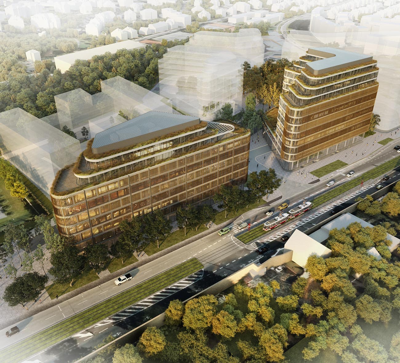 Transition of the New Prague District Hagibor