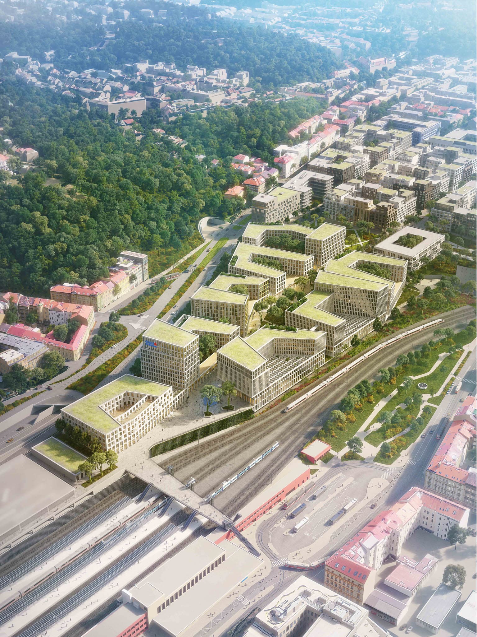 Sekyra starts office district construction in Prague Smichov