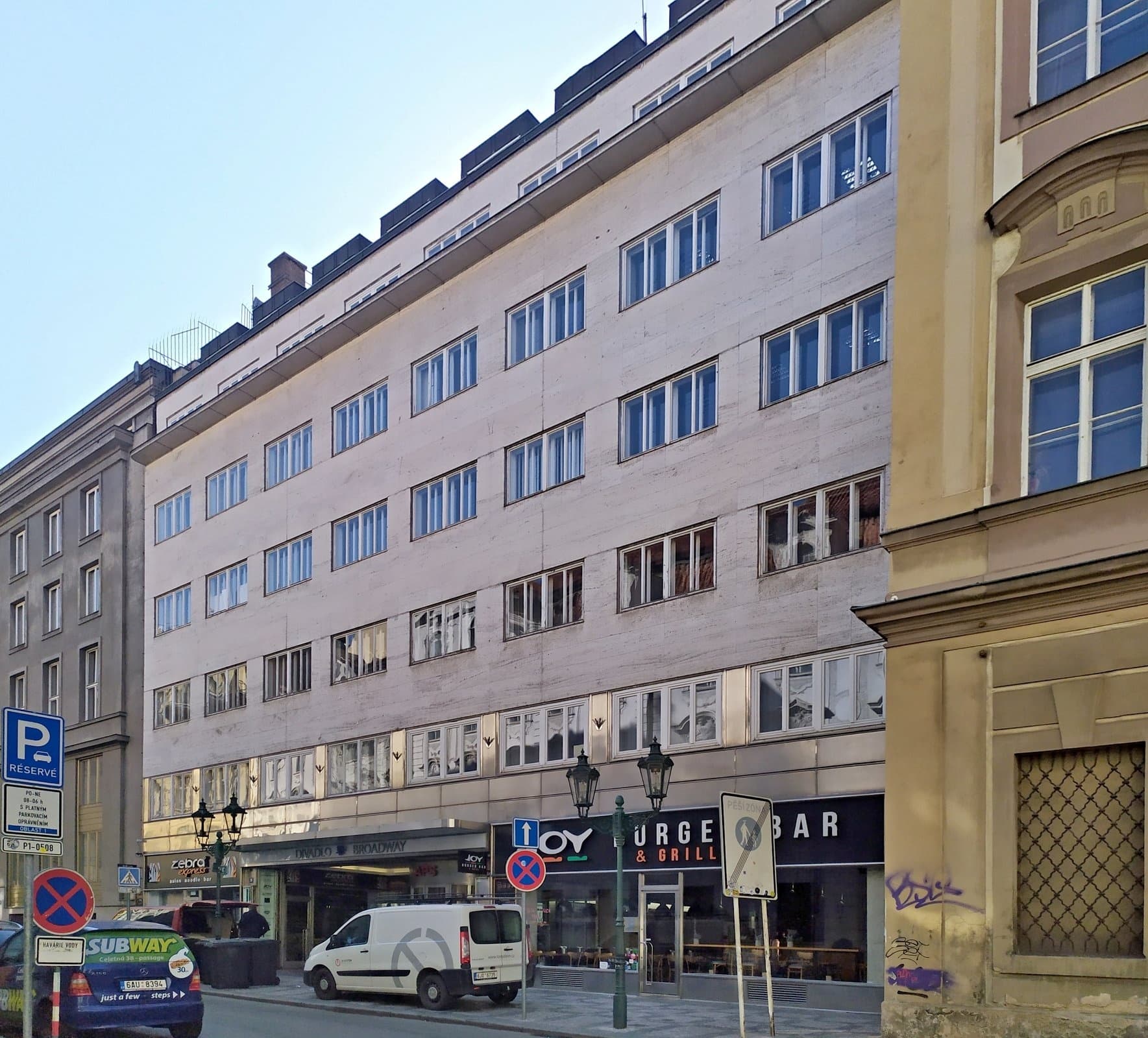 Palác Broadway, Na Příkopě, Praha 1- Staré Město