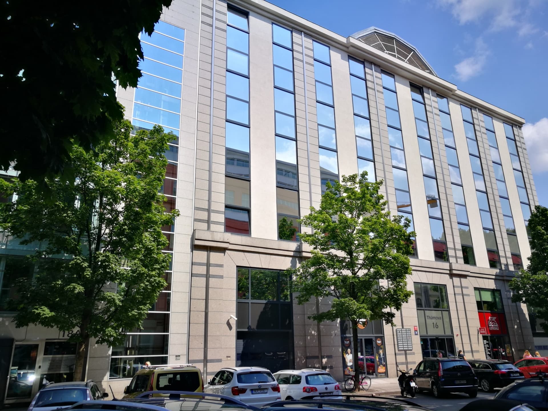 Thámova Office Center 16, Thámova , Praha 8 - Karlín